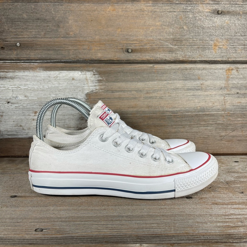 Converse All Star Low Top All White Sneakers
